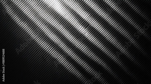 Wallpaper Mural Black and white striped background with light beams carbon fiber texture, monochrome high-res ultra-detailed cinematic dark wallpaper for design presentation packaging Torontodigital.ca