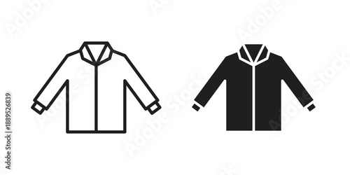 Hoodie icons suitable for infographics, websites and print media and interfaces. Line vector icon.