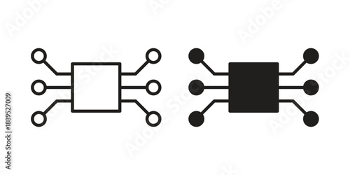 ICT icons suitable for infographics, websites and print media and interfaces. Line vector icon.