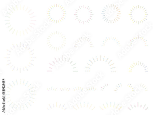 強調あしらいふちどりセット5