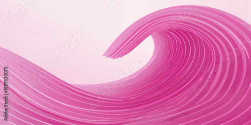 Pink abstract background with purple and blue waves features a colorful swirl pattern with bright fractal lines and a spiral texture for an artistic wallpaper illustration