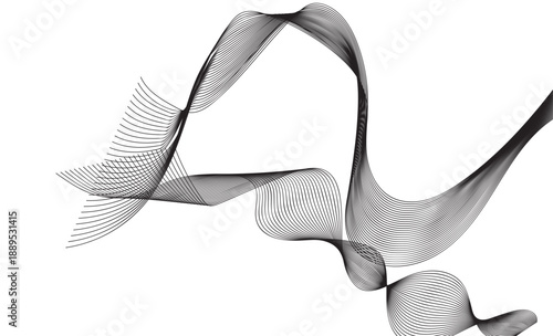 abstract background with a white shark