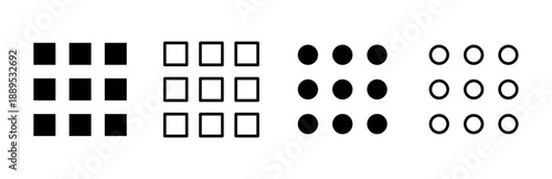 Menu Icon set. web menu icon. hamburger menu symbol
