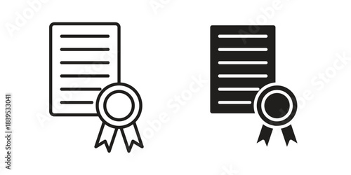 License icons suitable for infographics, websites and print media and interfaces. Line vector icon.