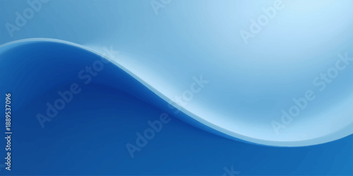Abstract blue wave background featuring a futuristic digital design with flowing light curves and motion lines for a professional business wallpaper illustration