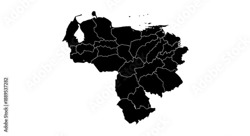 Map of Guyana with administrative divisions outlined.