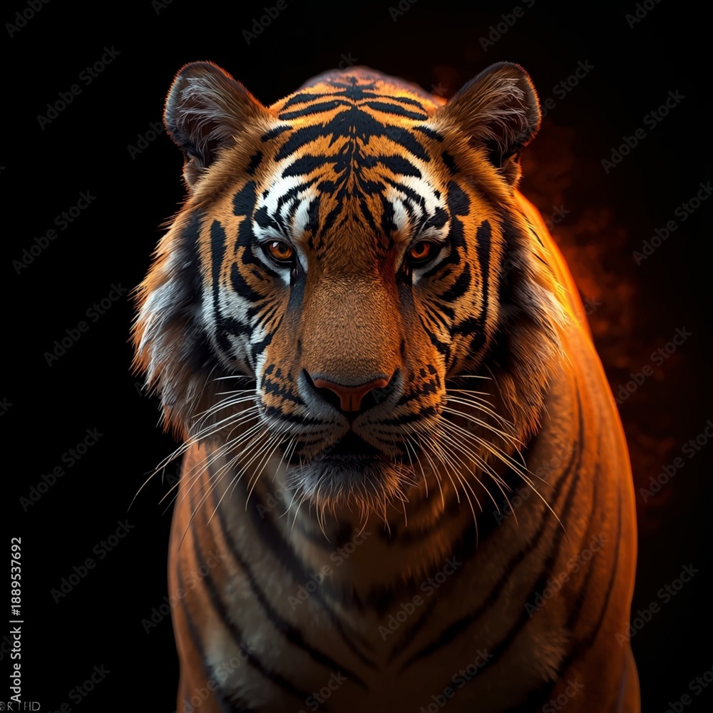 Fototapeta premium portrait of a bengal tiger