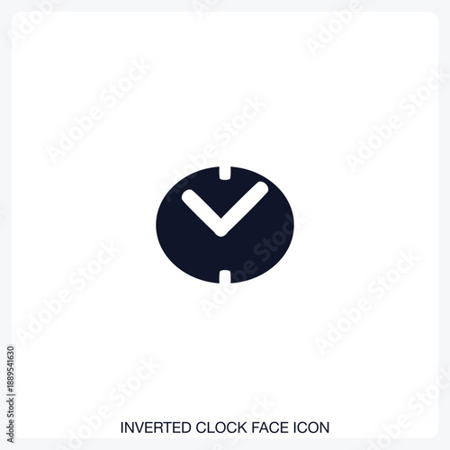 Inverted Clock Face Icon