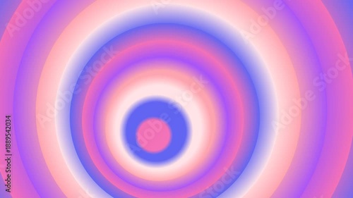 Vibrant concentric circles in purple pink.
