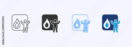 Burnout Icon Set Multiple Style Collection