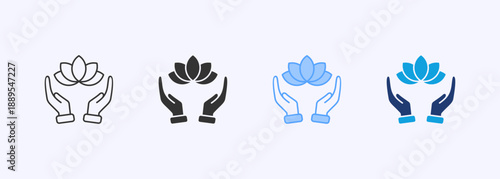 Wellness Icon Set Multiple Style Collection