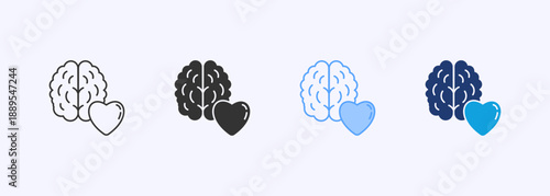 Emotional Intelligence Icon Set Multiple Style Collection