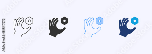Play Therapy Icon Set Multiple Style Collection