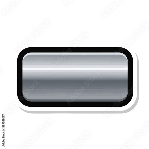 A gray rectangle with a black border