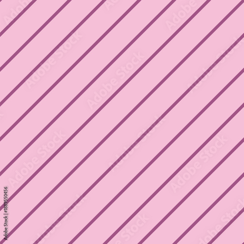 Magenta diagonal stripe seamless pattern on blush pink background. Ideal for fabric, stationery, packaging, wallpaper, digital and print design projects.
