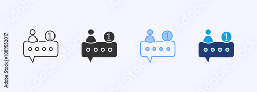 Follow Icon Set Multiple Style Collection