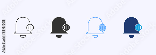 Notification Icon Set Multiple Style Collection