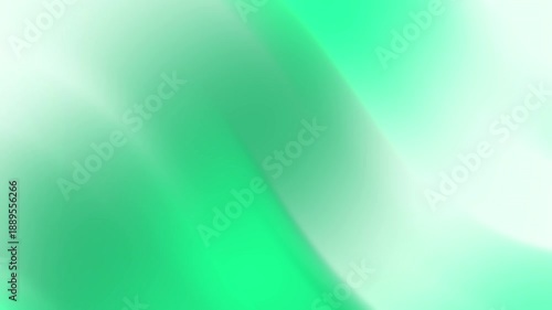 Soft abstract green and white gradient background with smooth wavy transitions evoking a sense of freshness and calm perfect for eco friendly branding and nature inspired presentation slides
