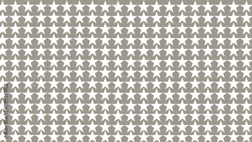 A seamless white star pattern on a gray backdrop creates a neutral, modern texture ideal for backgrounds, wallpapers, and graphic design. Great for fashion, stationery, and web visuals seeking clean g