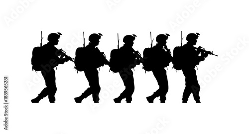 Soldiers in Formation