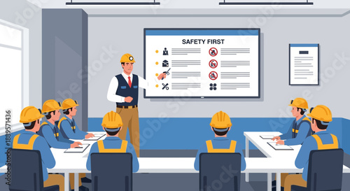 Safety Training Session in a Classroom Setting