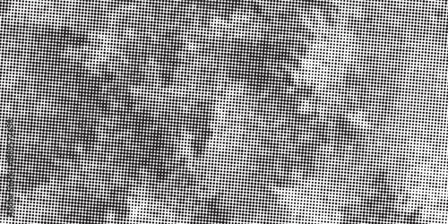 Basic halftone dots effect in black and white color. Halftone effect. Dot halftone. Black white halftone.Background with monochrome dotted texture. Polka dot pattern template.