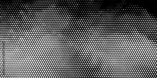 Cuadro en lienzo A black background densely scattered with numerous small white dots, resembling a night sky filled with stars