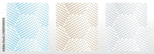 Set of abstract geometric patterns. Seamless vector backgrounds. Colored ornaments Graphic modern patterns Simple lattice graphic design