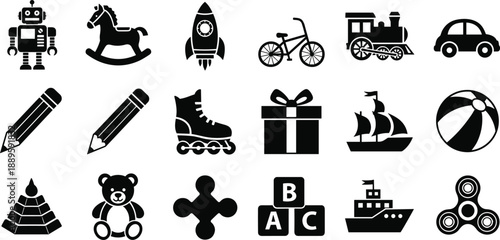 Finance and business icons silhouettes vector set with money, coins, charts, calculator, wallet, and banking symbols for accounting, economy, and corporate design projects