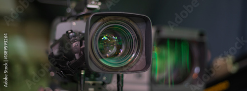 Photos TV camera on the set of the show