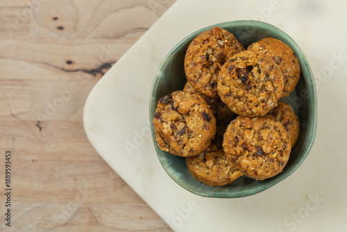 Healthy Snack Oatmeal Bites with Natural Styling