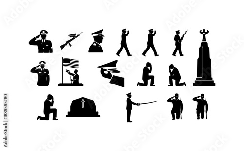 Military and Ceremonial Soldier Icons