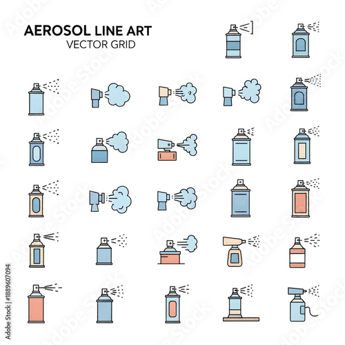 Aerosol Spray Can, Aerosol Product, Industrial Aerosol Container