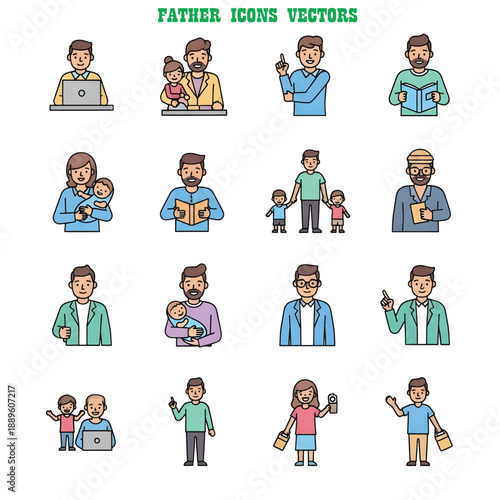 Caring Father, Father with Child, Loving Father Moment