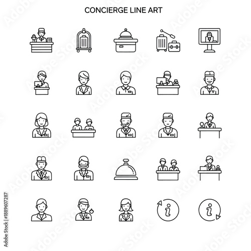 Hotel Concierge, Professional Concierge Service, Friendly Concierge at Work