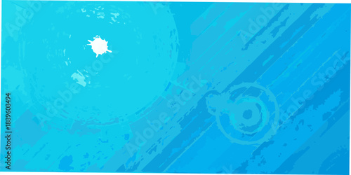 Abstract blue background with swirling patterns and a bright central highlight