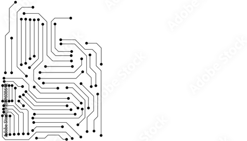 High-Tech Abstract Circuitry Texture.