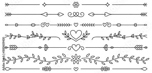Decorative line dividers and borders for design featuring elegant strokes, minimalist separators, clean ornamental lines, and versatile decorative elements for modern graphic and layout projects.