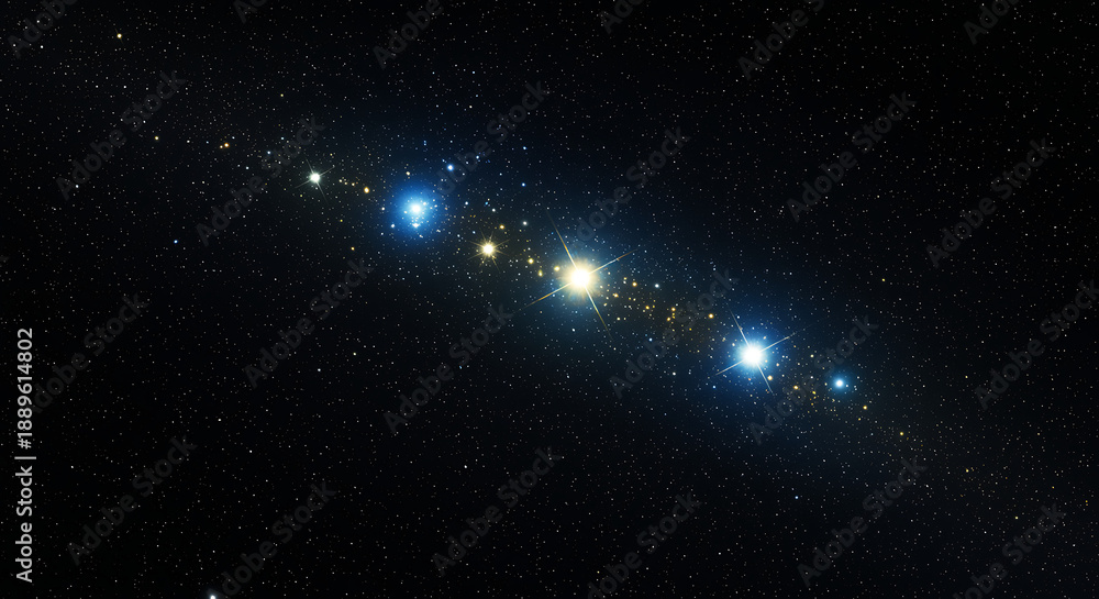 Obraz premium Stunning view of the orion constellation in the night sky