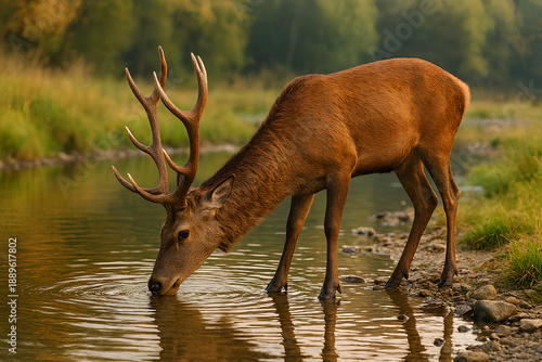 deer in the wild