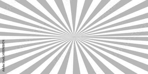 Ray sun light. Sunburst background. Radial circle line. Pattern starburst. Comic beam lines. Sun effect rays. Abstract firework. Concentration stripe. Cartoons