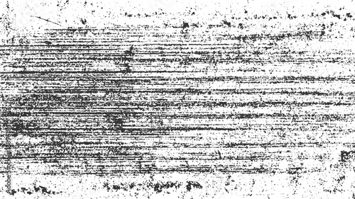 Black and white horizontal textured background with rough lines and speckles