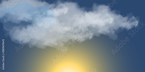 Sky dusk dramatic background, Summer season gold sunset landscape nature light clouds blue orange yellow color, Colorful sunrise sun cloud beauty, Mountain horizon beautiful sunlight weather sunshine