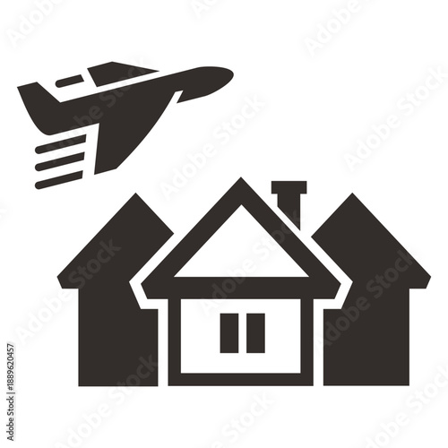 Residential Air Traffic Icon