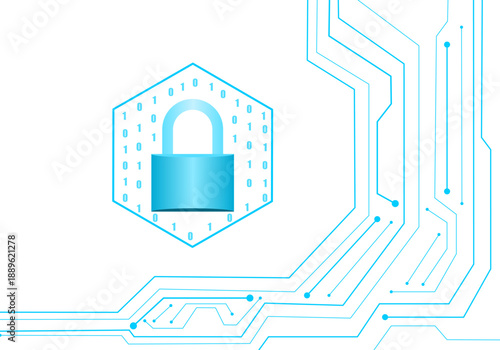 cyber security abstract background. circuit lines background.