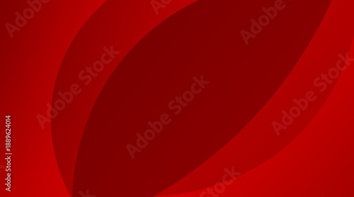 Red abstract background with smooth curved gradient layers.