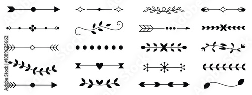 Hand drawn text dividers vintage ornaments collection with elegant vintage borders, wedding laurels, decorative flourishes, classic frames, and stylish design elements for invitations, branding, 