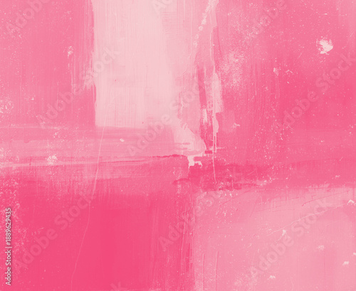 Abstract textured painting background in shades of pink. Use it as your wallpaper, poster and banner design.