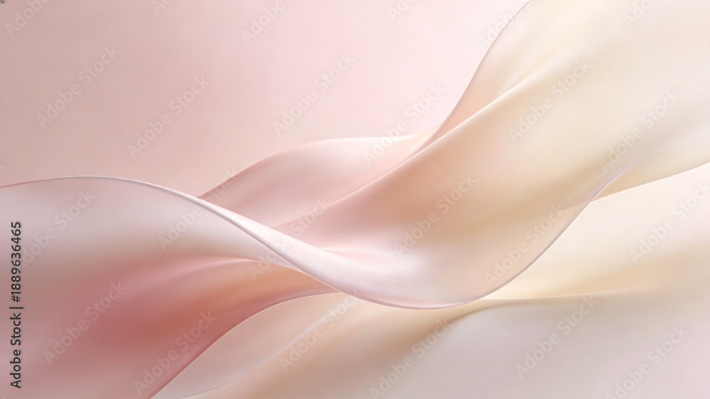 Obraz premium Soft Fabric Waves Abstract Pale Pink