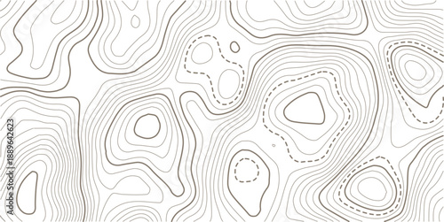 topographic line contour map background, Topographic map and landscape terrain texture grid.Topography background. Vector banner. Topo,
